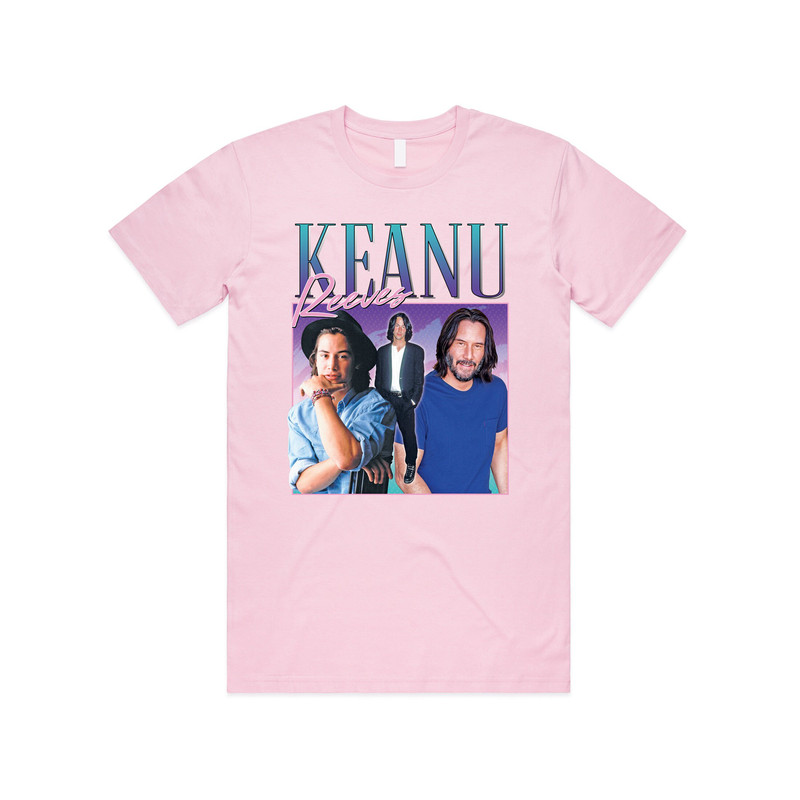 Kenau Reeves Homage T-shirt Tee Top Film Star Movie Icon Legend Retro 90's Vintage Funny - 2.jpg