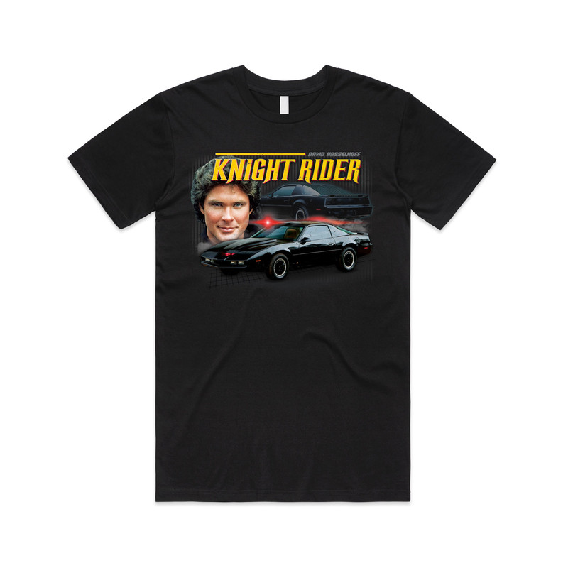 Knight Rider Homage T-shirt Tee Top 80s 90s David Hasselhoff Vintage Kitt Gift - 1.jpg
