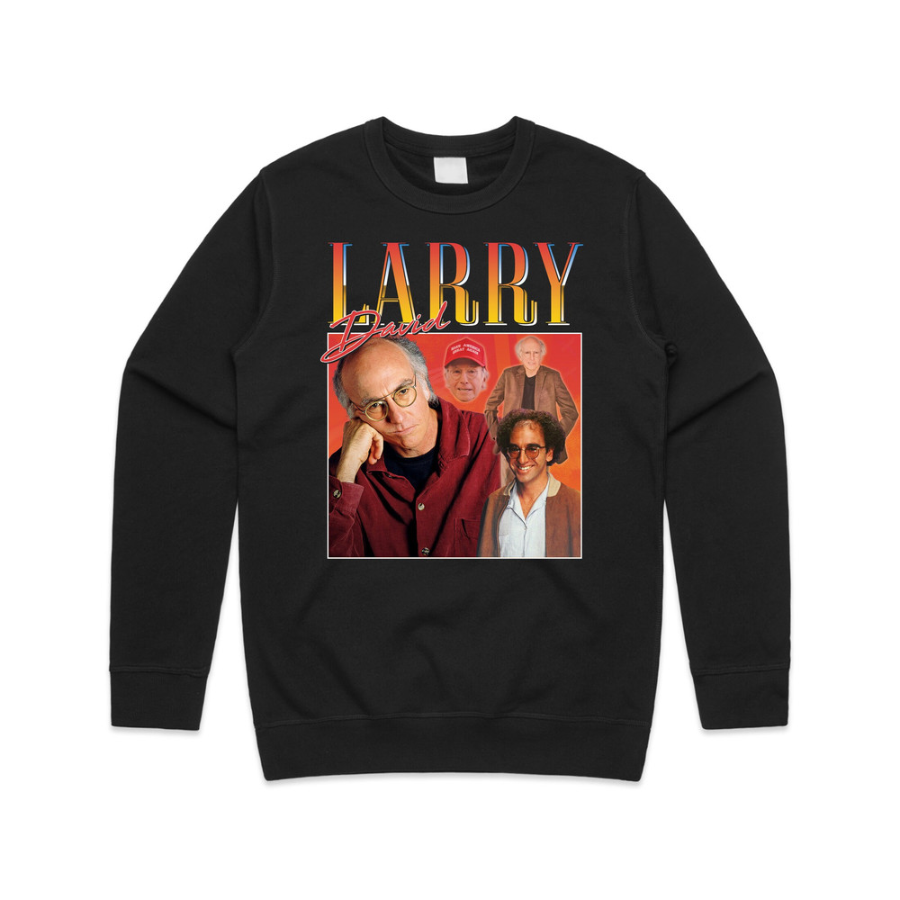 Larry David Homage Jumper Sweater Sweatshirt Comedian Icon Legend Retro 90's Vintage Funny - 1.jpg