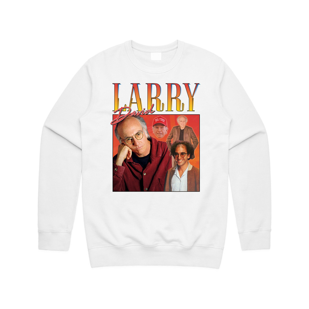 Larry David Homage Jumper Sweater Sweatshirt Comedian Icon Legend Retro 90's Vintage Funny - 2.jpg