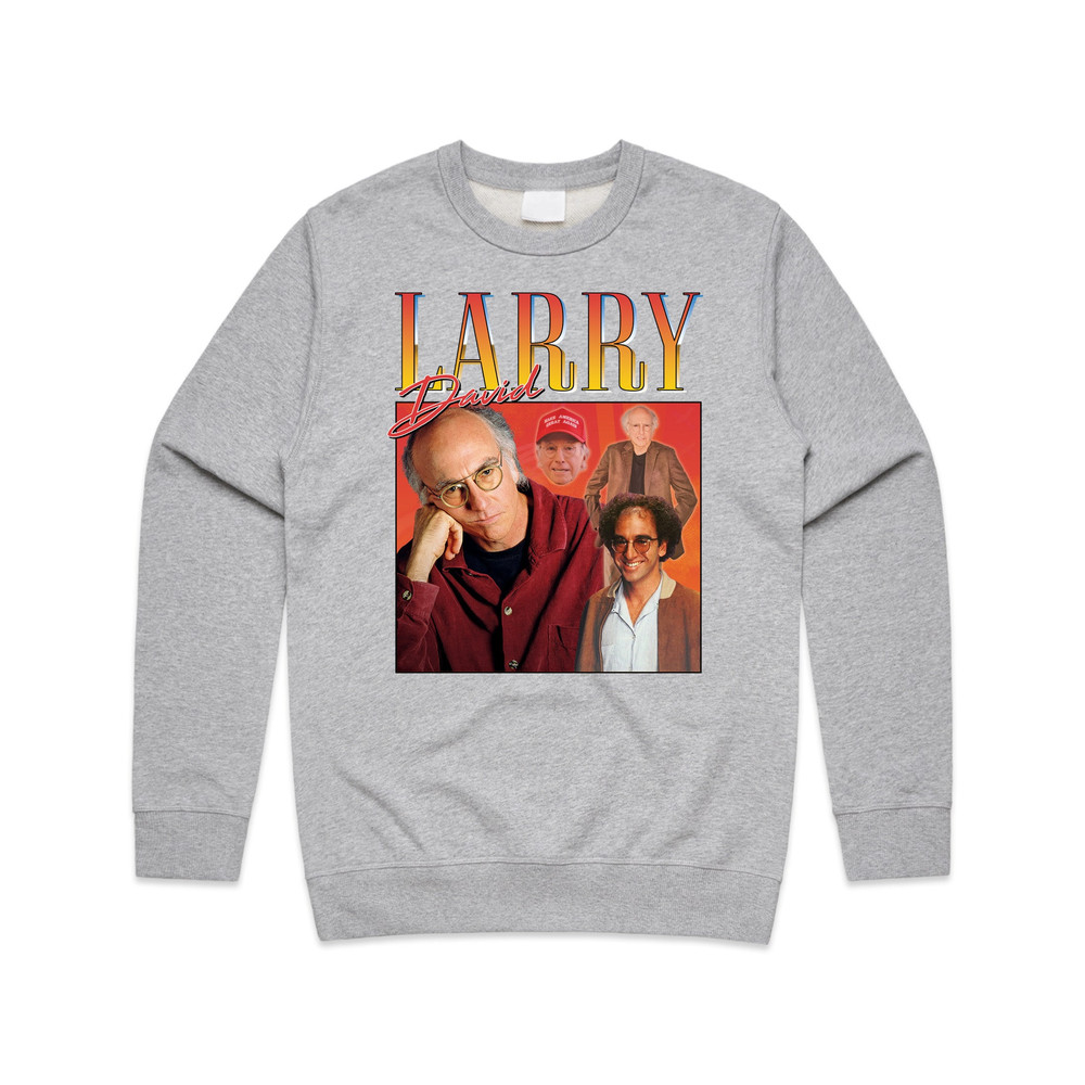 Larry David Homage Jumper Sweater Sweatshirt Comedian Icon Legend Retro 90's Vintage Funny - 4.jpg