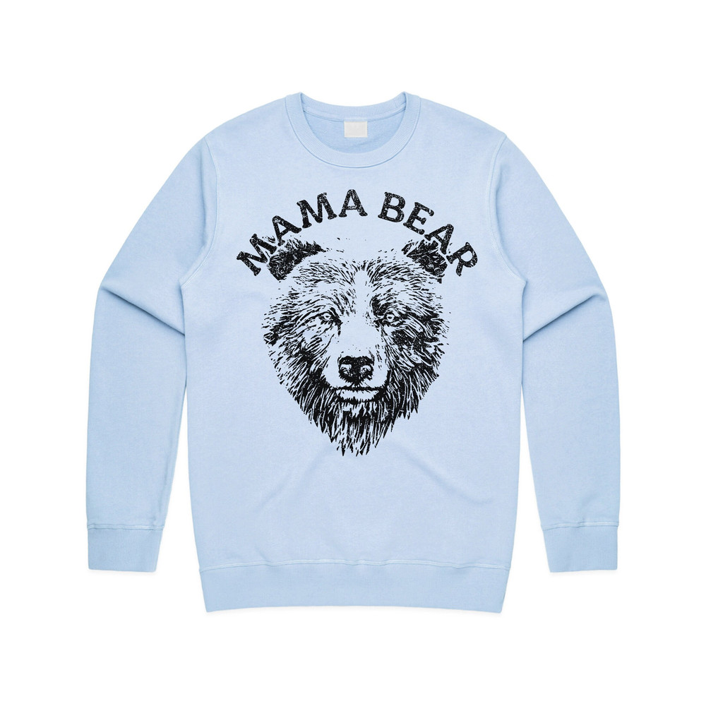 Mama Bear Illustration Jumper Sweater Sweatshirt Cute Shirt Mom Mum Mother Women's Gift - 3.jpg