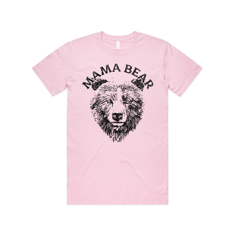 Mama Bear Illustration T-shirt Tee Top Cute Shirt Mom Mum Mother Women's Gift - 2.jpg