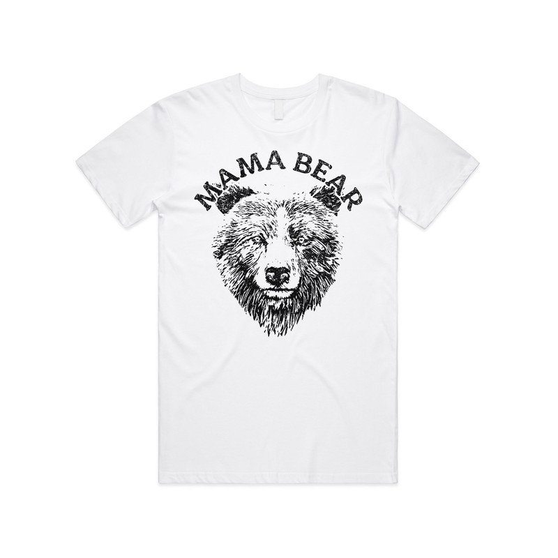 Mama Bear Illustration T-shirt Tee Top Cute Shirt Mom Mum Mother Women's Gift - 4.jpg