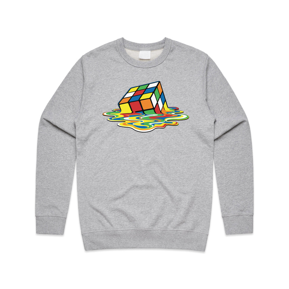 Melting Rubik's Cube Jumper Sweater Sweatshirt Funny Nerdy Geek Gift Sheldon Big Bang - 2.jpg