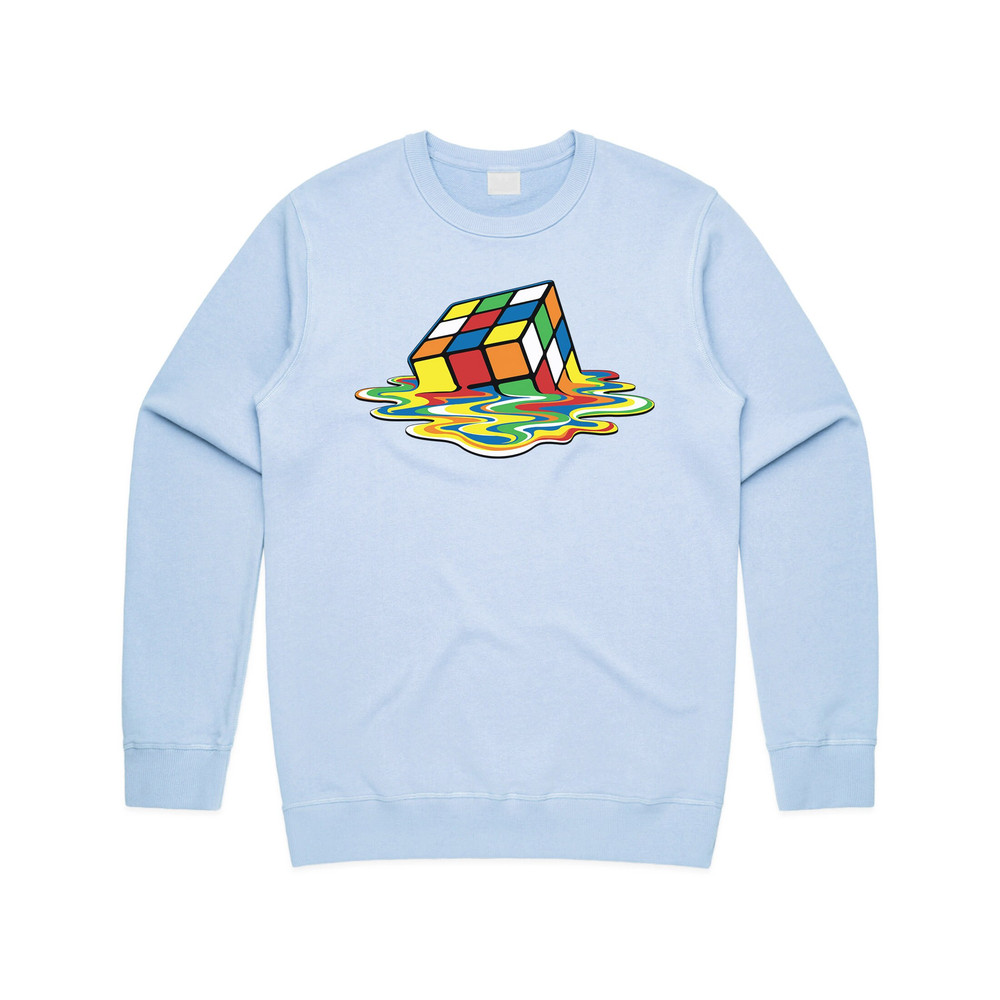 Melting Rubik's Cube Jumper Sweater Sweatshirt Funny Nerdy Geek Gift Sheldon Big Bang - 3.jpg