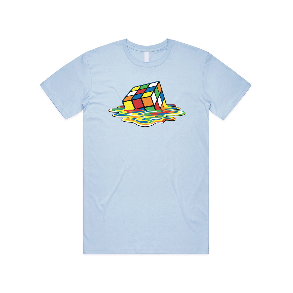 Melting Rubik's Cube T-shirt Tee Top Funny Nerdy Geek Gift Sheldon Big Bang - 3.jpg