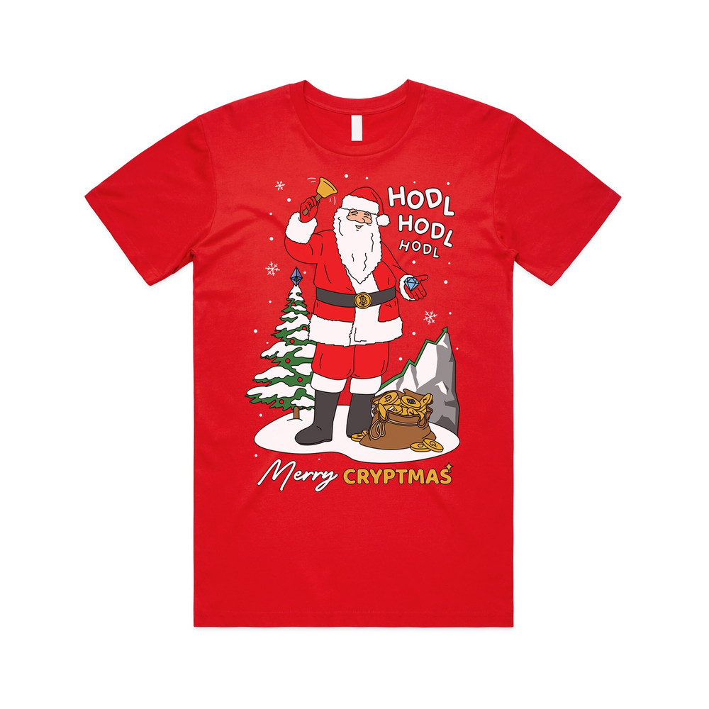 Merry Cryptmas T-shirt Tee Top Xmas Funny BTC Crypto Cryptocurrency Stocks - 1.jpg