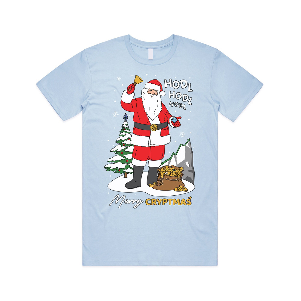 Merry Cryptmas T-shirt Tee Top Xmas Funny BTC Crypto Cryptocurrency Stocks - 4.jpg