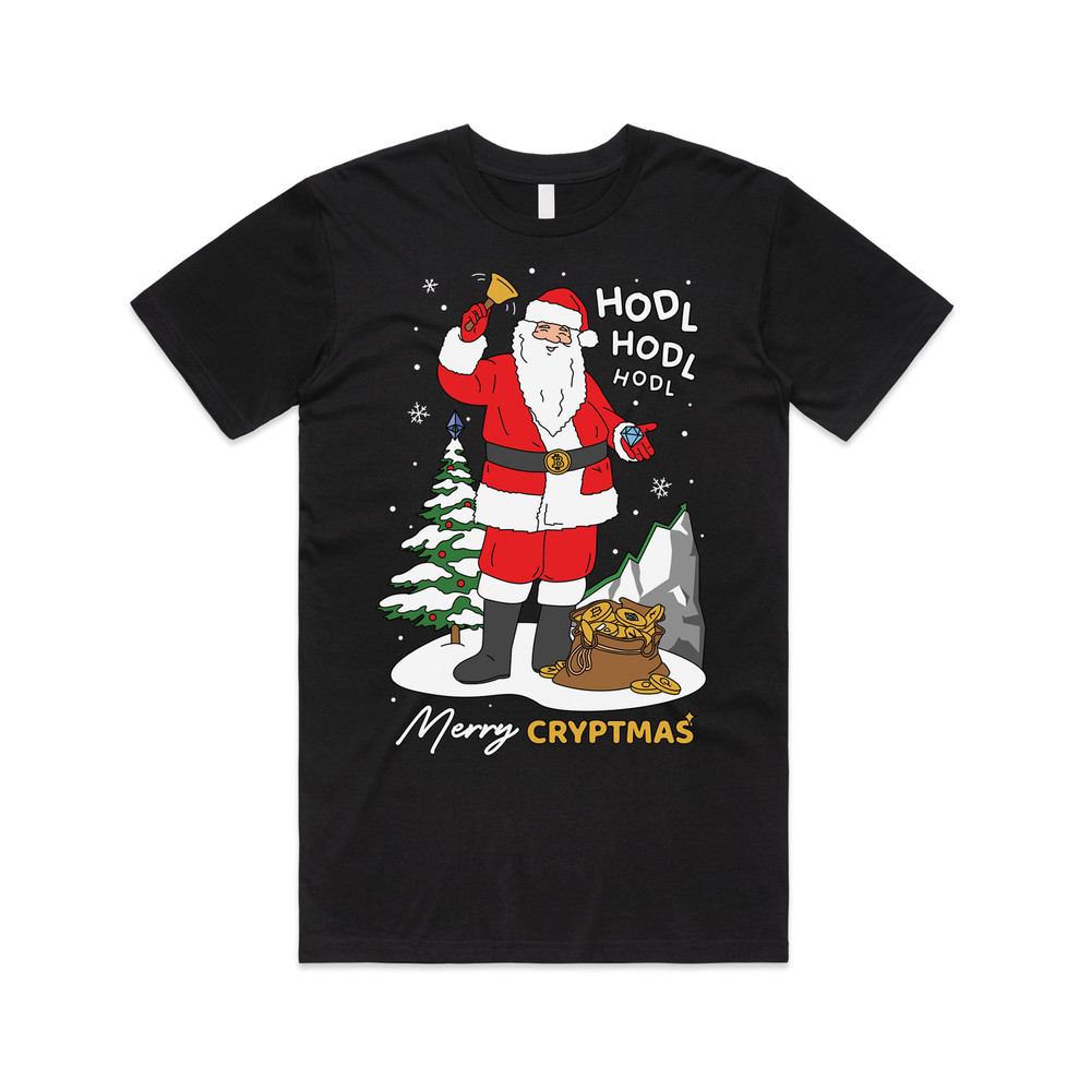 Merry Cryptmas T-shirt Tee Top Xmas Funny BTC Crypto Cryptocurrency Stocks - 5.jpg