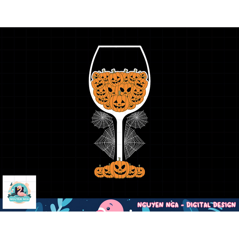 Pumpkin Wine Glass Spider Web Costume Easy Halloween Gift png, sublimation copy.jpg
