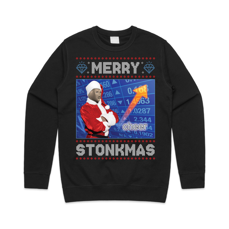 Merry Stonkmas Jumper Sweater Sweatshirt Christmas Xmas Stocks & Shares GME Gamestop Trading Crypto Funy Gift - 2.jpg