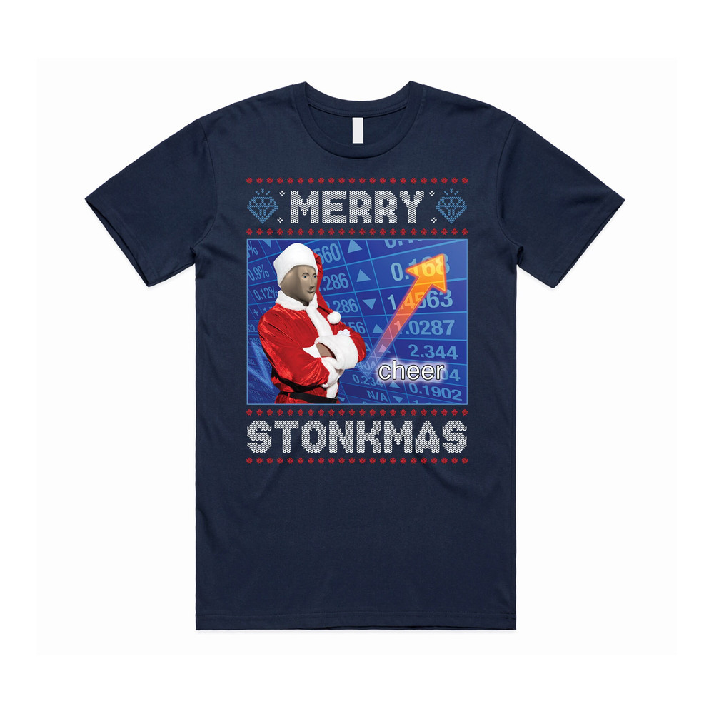 Merry Stonkmas T-shirt Tee Top Christmas Xmas Stocks & Shares GME Gamestop Trading Crypto Funy Gift - 3.jpg