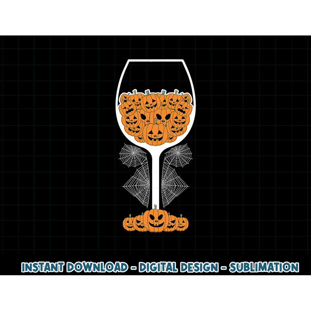 Pumpkin Wine Glass Spider Web Costume Easy Halloween Gift png, sublimation copy.jpg
