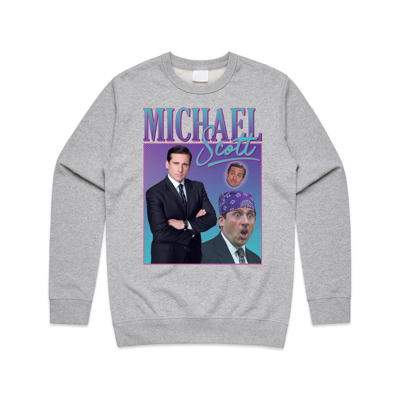 Michael Scott Homage Jumper Sweater Sweatshirt US Office TV Show Retro 90's Vintage Funny - 3.jpg