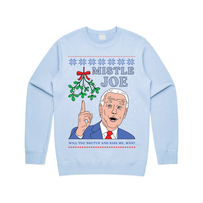 Mistle Joe Christmas Jumper Sweater Sweatshirt Biden 2020 Mistletoe US President Election Campaign Funny Vote - 3.jpg