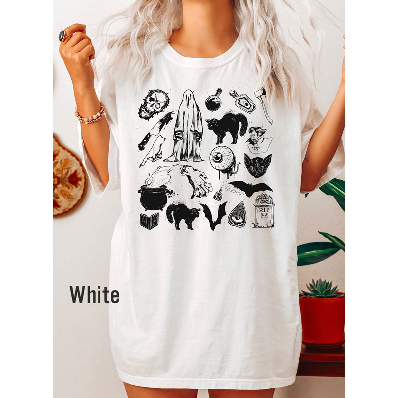 Comfort Colors® witchy little things tshirt, Halloween Party t-shirt for Women, Halloween things t-shirt , Spooky Season t-shirt - 2.jpg