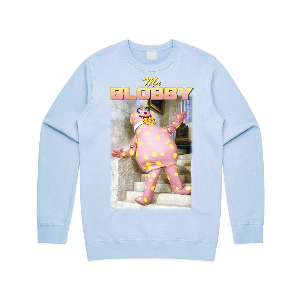 Mr Blobby Homage Jumper Sweater Sweatshirt Funny UK Tribute Gift TV Fan 90's Legend Noel - 2.jpg