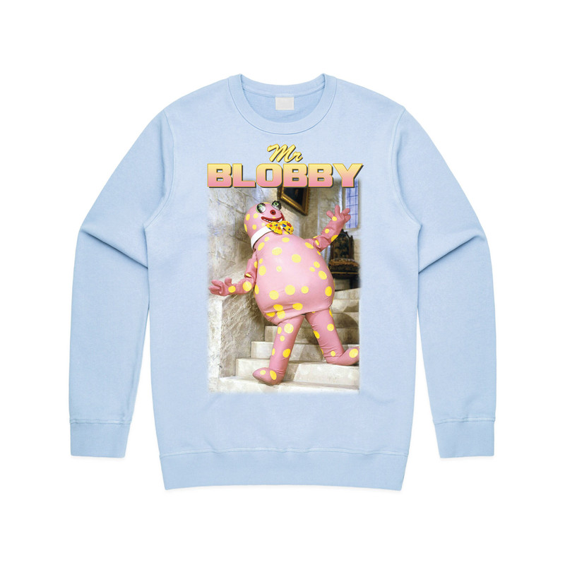 Mr Blobby Homage Jumper Sweater Sweatshirt Funny UK Tribute Gift TV Fan 90's Legend Noel - 2.jpg