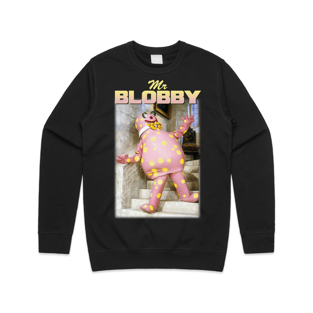 Mr Blobby Homage Jumper Sweater Sweatshirt Funny UK Tribute Gift TV Fan 90's Legend Noel - 3.jpg