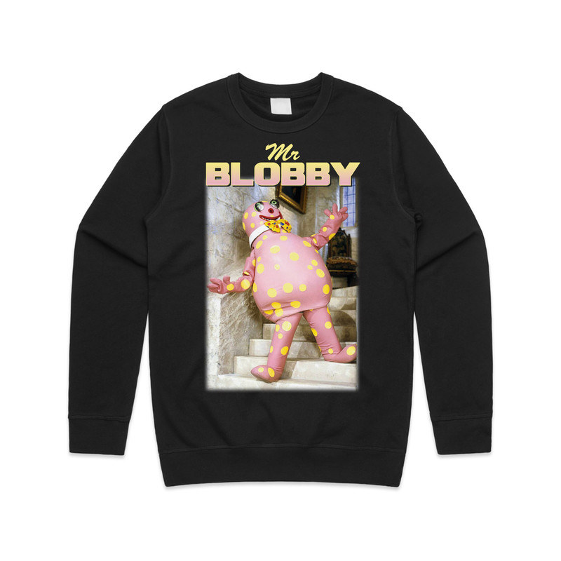 Mr Blobby Homage Jumper Sweater Sweatshirt Funny UK Tribute Gift TV Fan 90's Legend Noel - 3.jpg