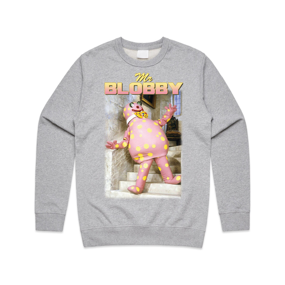 Mr Blobby Homage Jumper Sweater Sweatshirt Funny UK Tribute Gift TV Fan 90's Legend Noel - 5.jpg