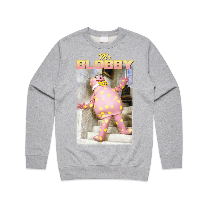 Mr Blobby Homage Jumper Sweater Sweatshirt Funny UK Tribute Gift TV Fan 90's Legend Noel - 5.jpg