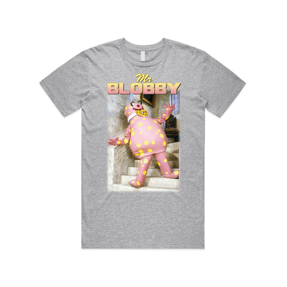 Mr Blobby Homage T-shirt Tee Top Funny UK Tribute Gift for TV 90's Icon Legend Noel - 5.jpg