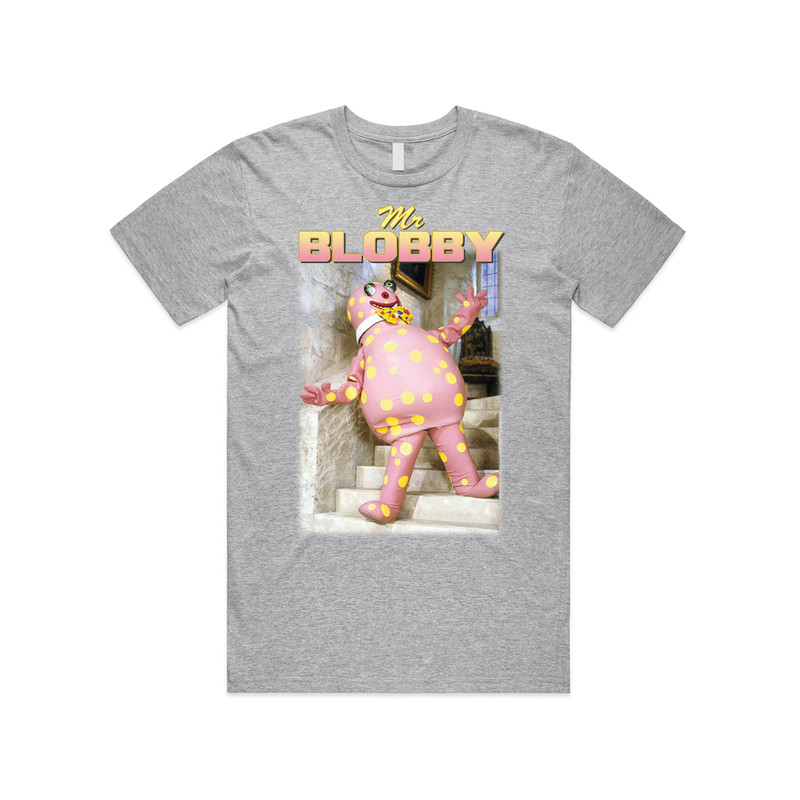 Mr Blobby Homage T-shirt Tee Top Funny UK Tribute Gift for TV 90's Icon Legend Noel - 5.jpg