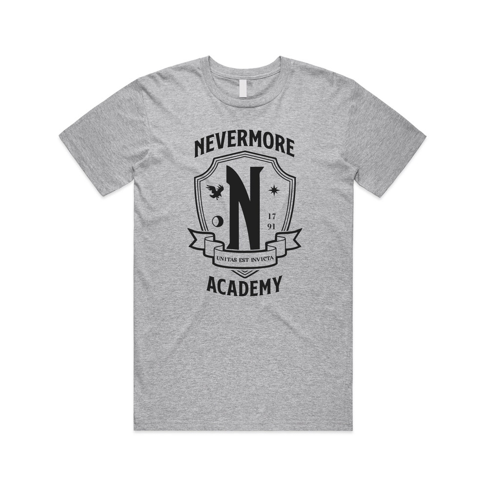 Nevermore Academy T-shirt Tee Top Wednesday Addams Top Funny TV Show Gift Unisex - 3.jpg