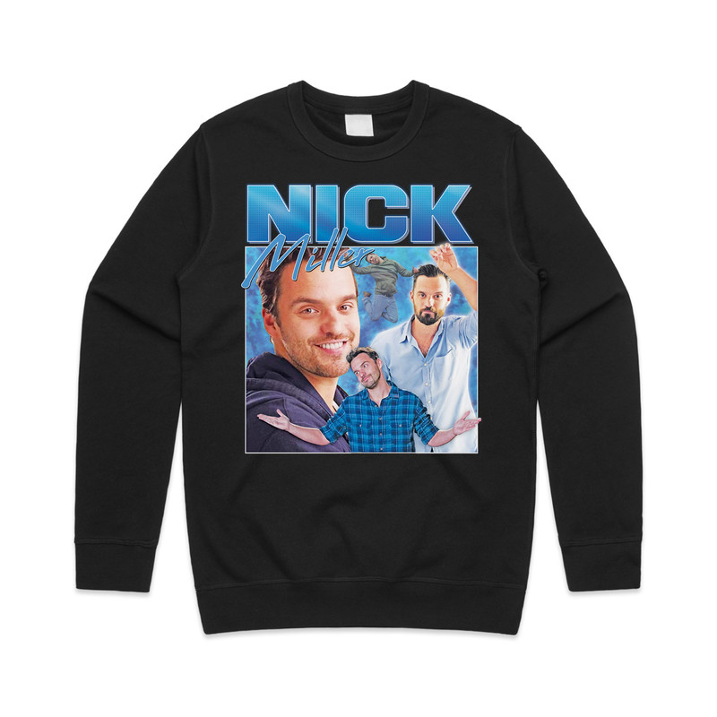 Nick Miller Homage Jumper Sweater Sweatshirt Funny TV Icon Gift Men's Women's Girl - 1.jpg