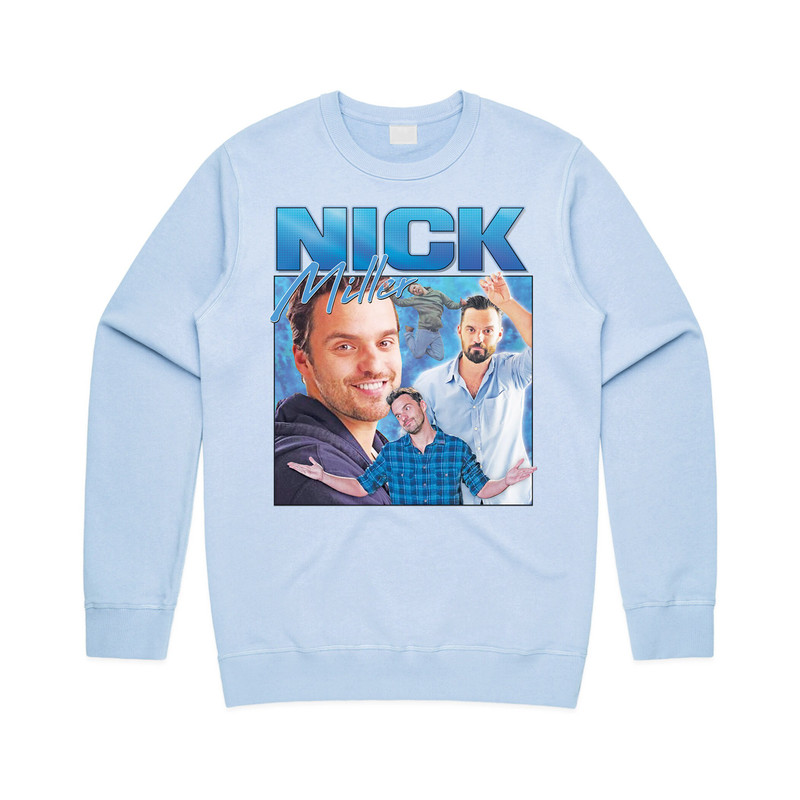 Nick Miller Homage Jumper Sweater Sweatshirt Funny TV Icon Gift Men's Women's Girl - 2.jpg
