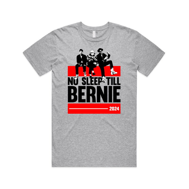 No Sleep Till Bernie Sanders 2024 T-shirt Tee Top Funny Sitting Mittens Meme Brooklyn USA Vote For Bernie - 1.jpg