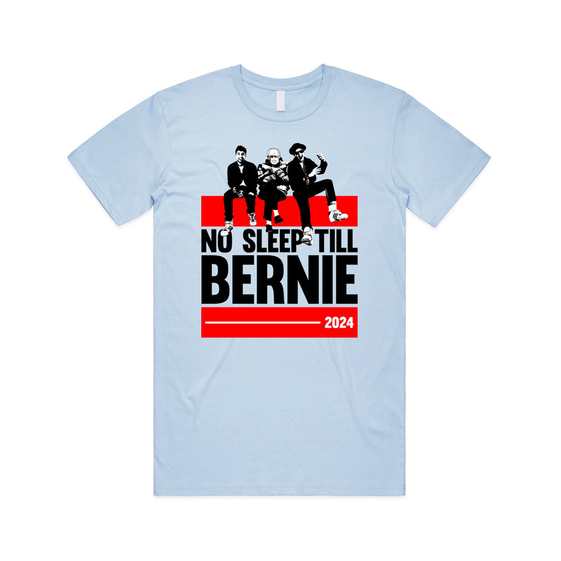 No Sleep Till Bernie Sanders 2024 T-shirt Tee Top Funny Sitting Mittens Meme Brooklyn USA Vote For Bernie - 2.jpg