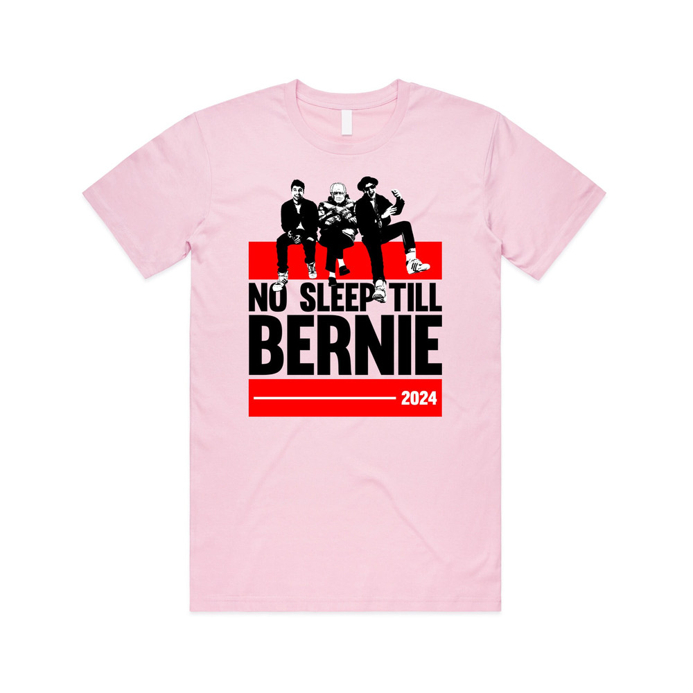 No Sleep Till Bernie Sanders 2024 T-shirt Tee Top Funny Sitting Mittens Meme Brooklyn USA Vote For Bernie - 3.jpg