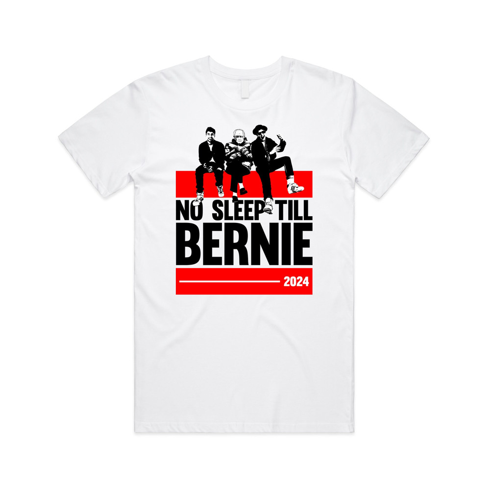 No Sleep Till Bernie Sanders 2024 T-shirt Tee Top Funny Sitting Mittens Meme Brooklyn USA Vote For Bernie - 4.jpg