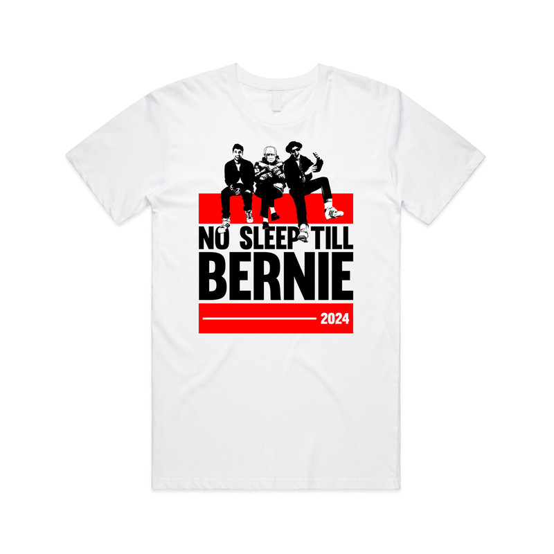 No Sleep Till Bernie Sanders 2024 T-shirt Tee Top Funny Sitting Mittens Meme Brooklyn USA Vote For Bernie - 4.jpg