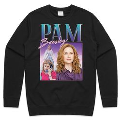 pam beesley homage jumper sweater sweatshirt funny us office retro 90s jim halpert gift