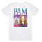 Pam Beesley Homage T-shirt Tee Top Funny US Office Retro 90's Jim Halpert Gift - 5.jpg