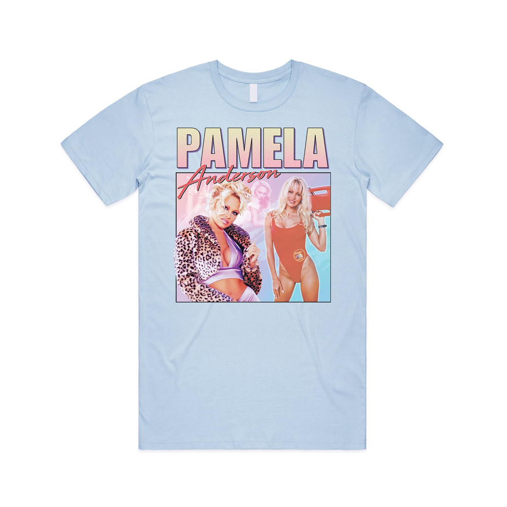 Pamela Anderson Homage T-shirt Tee Top Pam & Tommy Book Costume Vintage - 4.jpg