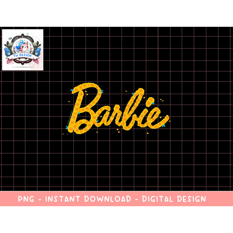 Barbie Halloween Marigold Flower Logo png, sublimation copy.jpg