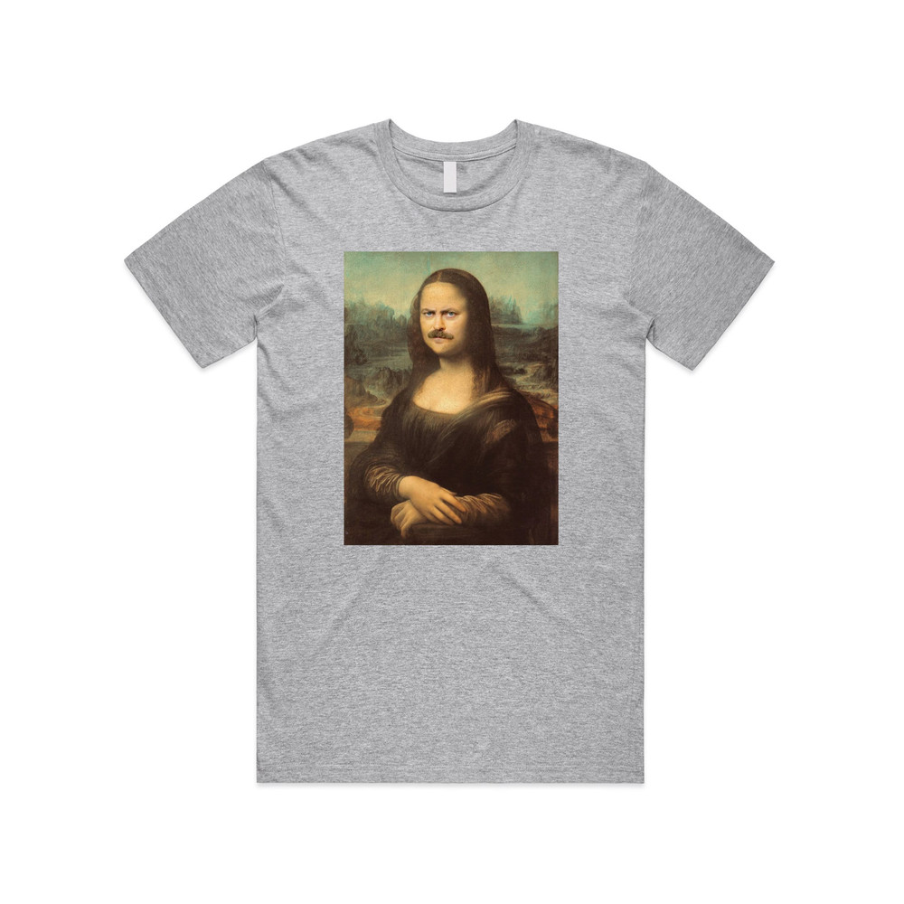 Ron Swanson Mona Lisa T-shirt Tee Top Funny Shirt Gift Parks and Rec - 1.jpg