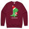 Santasaurus Jumper Sweater Sweatshirt Christmas Xmas Santa Dinosaur T-Rex Kids Childrens Youth Cute Funny Gift - 1.jpg
