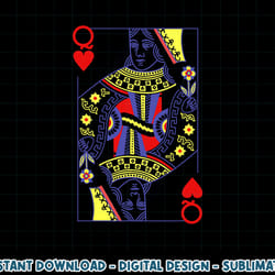 queen of hearts deck of cards playing cards halloween poker png, sublimation copy
