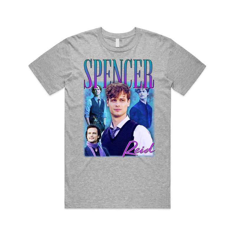 Spencer Reid Homage T-shirt Tee Top Funny Retro 90s Gift TV Show Men’s Women’s - 6.jpg