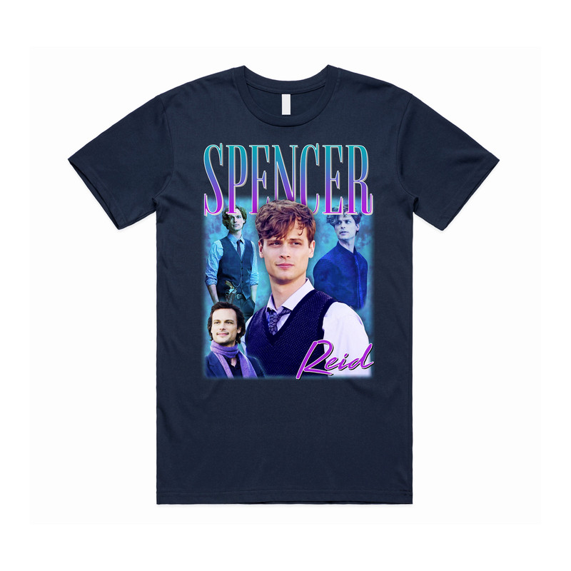 Spencer Reid Homage T-shirt Tee Top Funny Retro 90s Gift TV Show Men’s Women’s - 7.jpg