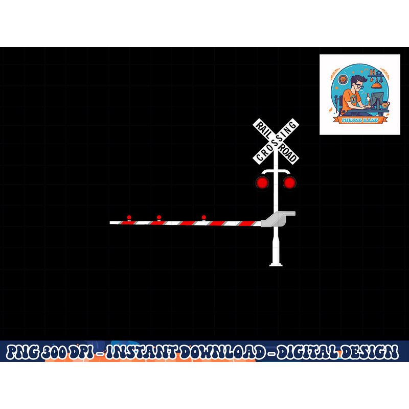 Railroad Crossing Barrier Sign Halloween Costume DIY Funny png, sublimation copy.jpg
