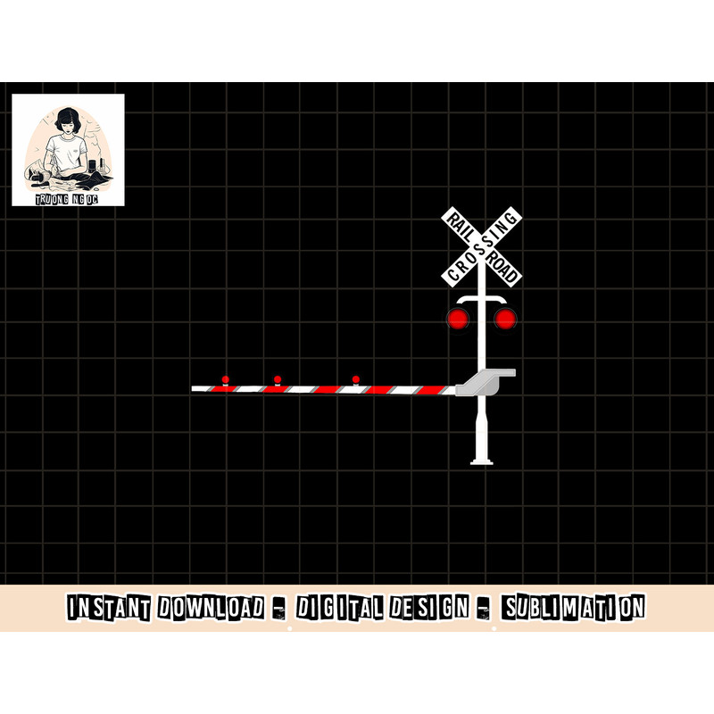 Railroad Crossing Barrier Sign Halloween Costume DIY Funny png, sublimation copy.jpg