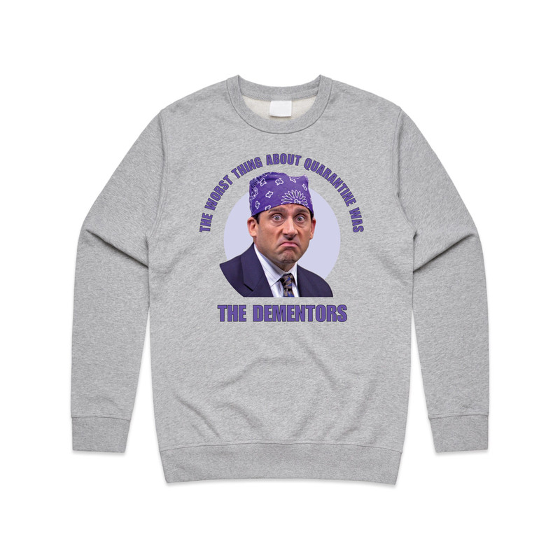 The Worst Thing About Quarantine Dementors Jumper Sweater Sweatshirt Prison Mike Michael Scott Social Distancing - 1.jpg