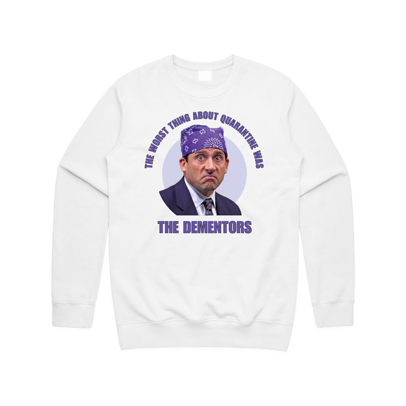 The Worst Thing About Quarantine Dementors Jumper Sweater Sweatshirt Prison Mike Michael Scott Social Distancing - 2.jpg